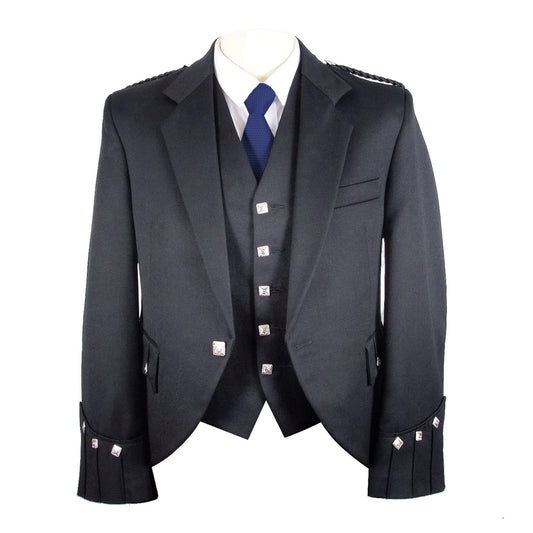 Wedding Party Dress Scottish Argyle Kilt Jacket & 5 Buttons Waistcoat